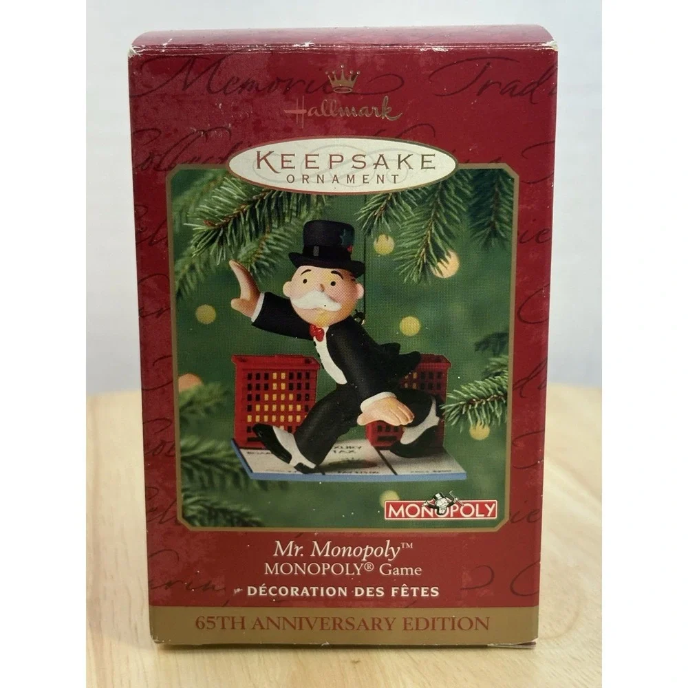 Hallmark Keepsake Mr. Monopoly Christmas Ornament Dated 2000 QX8101 NIB